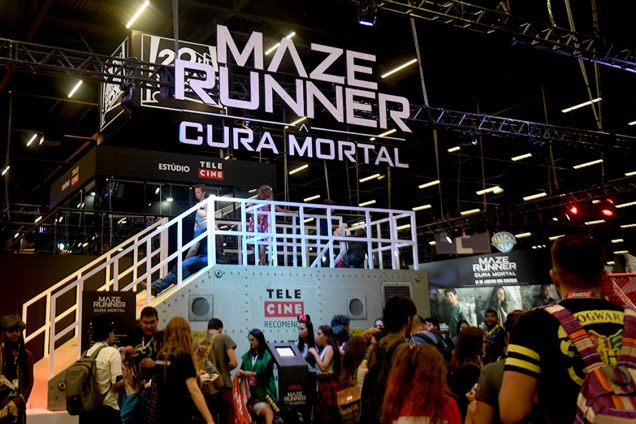Estande do Maze Runner atrai público na Comic Con Experiencie 2017