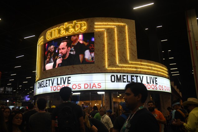 Estande do site Omelete atrai público na Comic Con Experience 2017