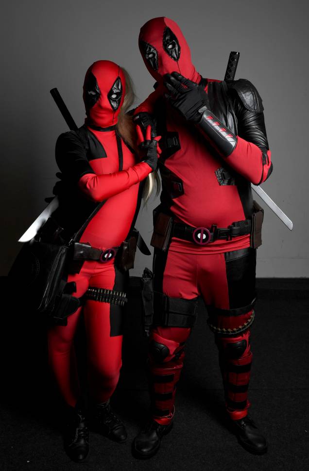 Cosplays das personagens do Dead Pool, na CCXP 2017, em São Paulo Cosplays das personagens do Dead Pool, na CCXP 2017, em São Paulo