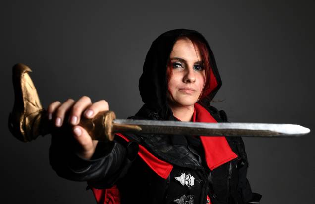 Cosplay da personagem Evie Fryer, do jogo Assassin's Creed, na CCXP 2017, em São Paulo Cosplay da personagem Evie Fryer, do jogo Assassin's Creed, na CCXP 2017, em São Paulo
