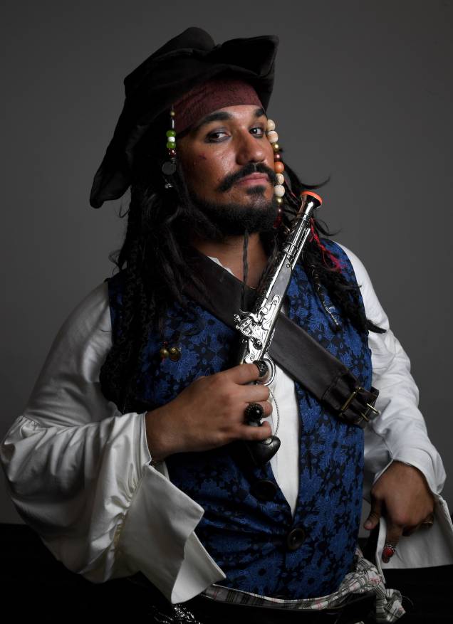 Cosplay do personagem Jack Sparrow, na CCXP 2017, em São Paulo Cosplay do personagem Jack Sparrow, na CCXP 2017, em São Paulo