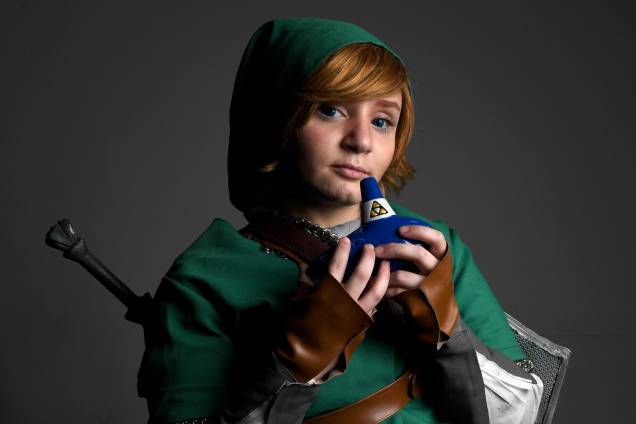 Cosplay do personagem do Link, do jogo Zelda, na CCXP 2017, em São Paulo Cosplay do personagem do Link, do jogo Zelda, na CCXP 2017, em São Paulo