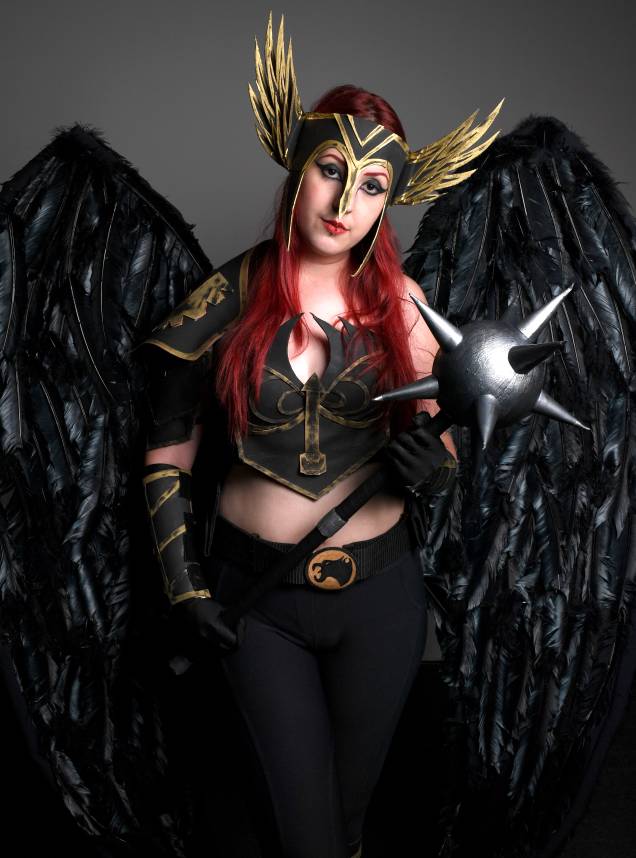 Cosplay do personagem Mulher-Gavião na CCXP 2017, em São Paulo Cosplay do personagem Mulher-Gavião na CCXP 2017, em São Paulo