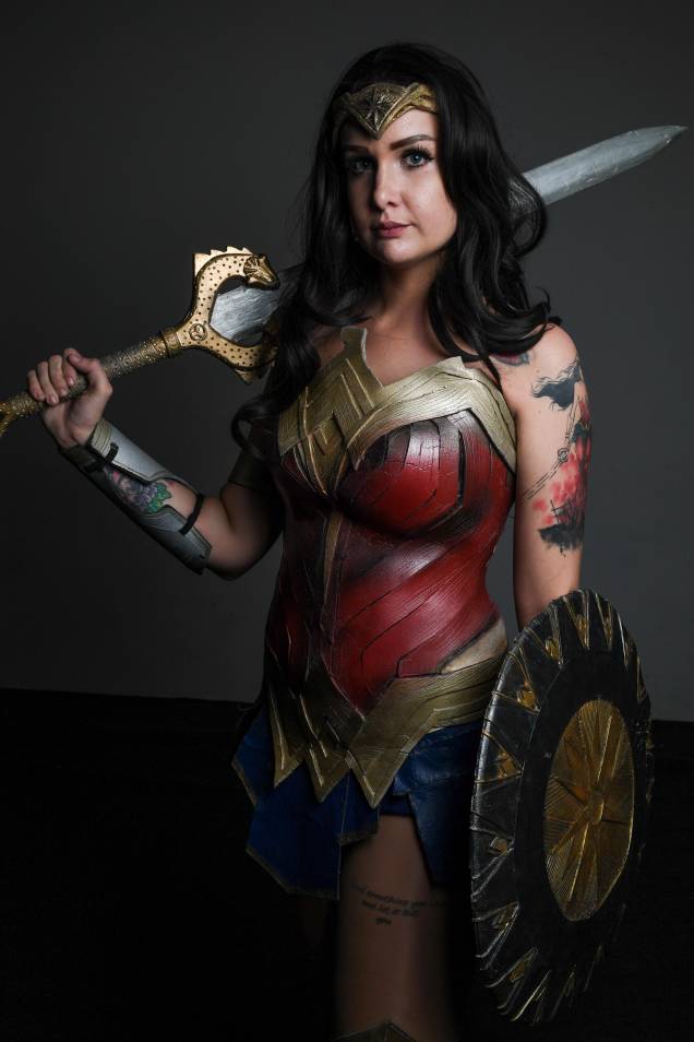 Cosplay da personagem Mulher Maravilha na CCXP 2017, em São Paulo Cosplay da personagem Mulher Maravilha na CCXP 2017, em São Paulo