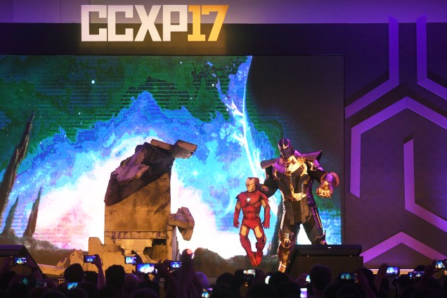 Gabriel Brás faz cosplay de Tanus, personagem de Os Vingadores, no concurso de Cosplay na Comic Con