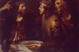 Esaú e Jacó - Gioacchino Assereto (1600-1649)