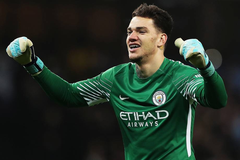 O goleiro Ederson, do Manchester City - 23/12/2017