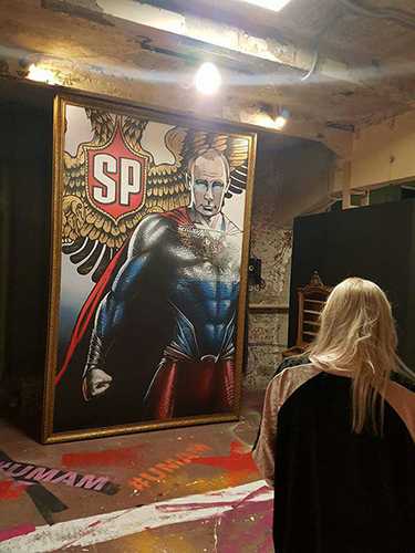 Exposição Super Putin, em Moscou