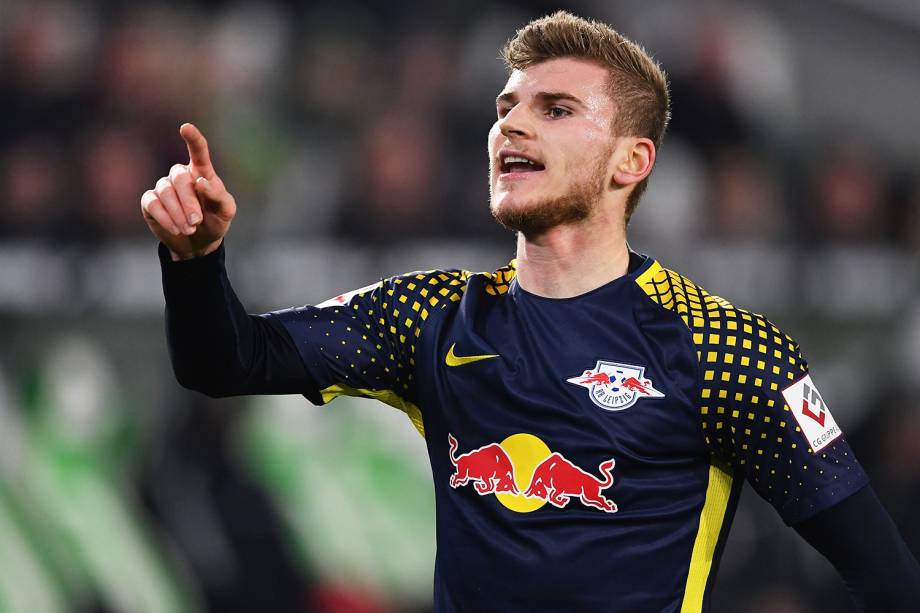 O jogador do Leipzig, Timo Werner - 12/12/2017