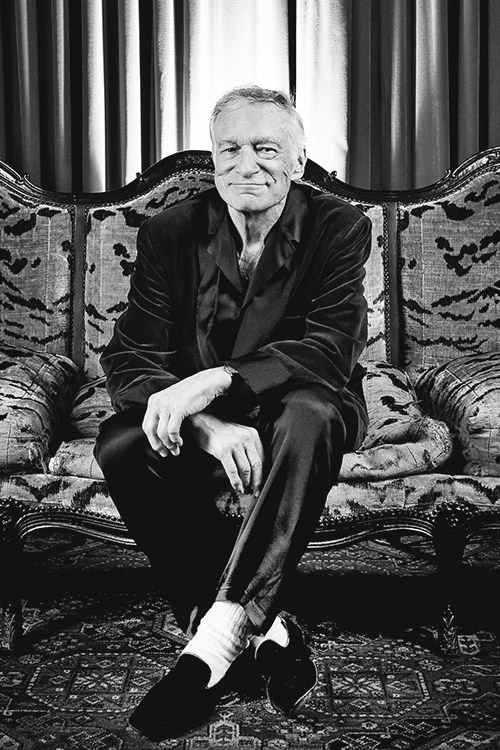 Hugh Hefner, em 2009