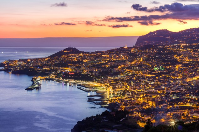 Vista panorâmica do Funchal, Madeira, Portugal
