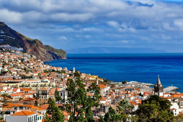 Vista panorâmica do Funchal, Madeira, Portugal