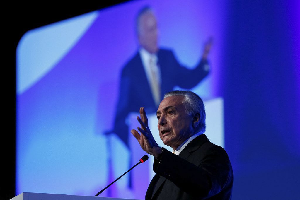 O presidente Michel Temer