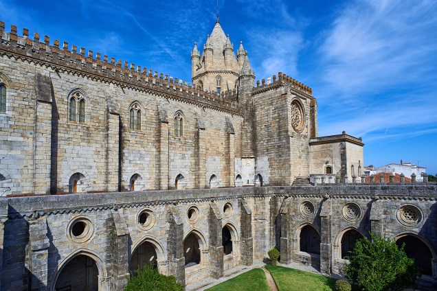 A cidade de Évora em Portugal
