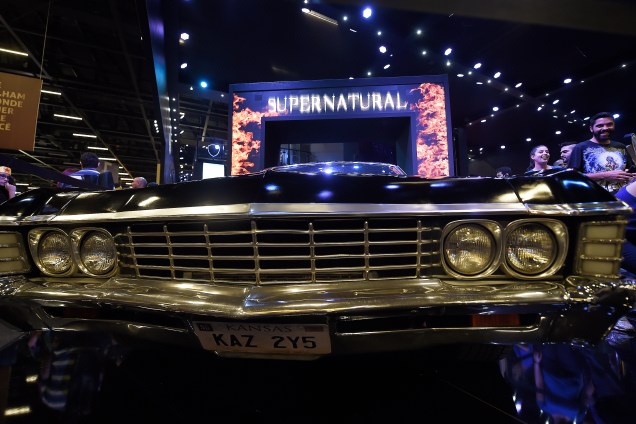 Réplica do Chevrolet Impala 67 inspirado na série Supernatural, no estande da Warner Bros. durante a Comic Con Experience, em São Paulo – 06/12/2017