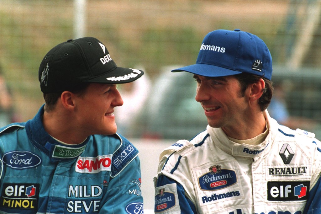 Michael Schumacher e Damon Hill