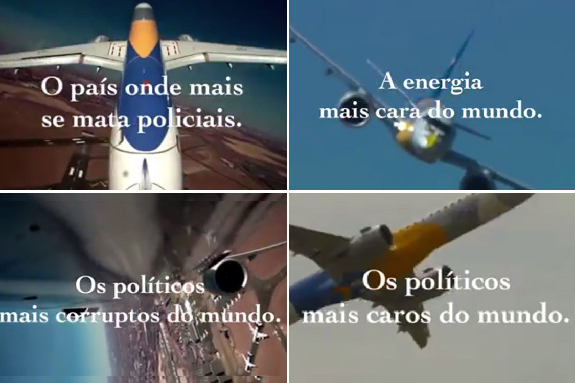 Vídeo falso Embraer
