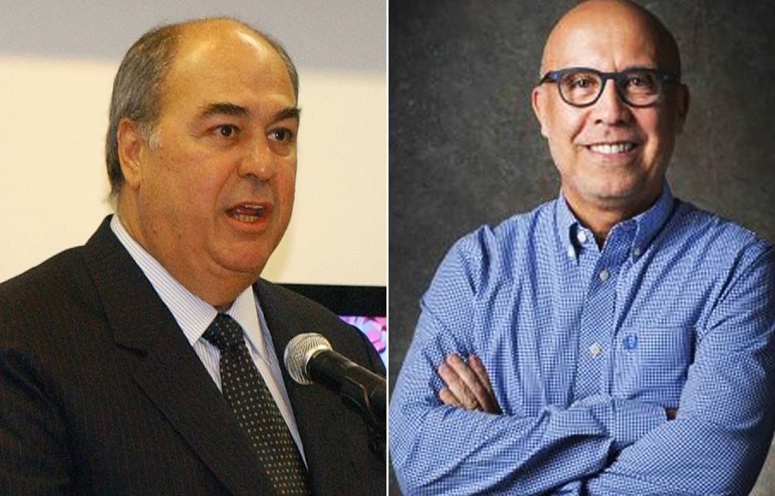 Roberto Irineu Marinho e o novo presidente das Organizações Globo, Jorge Nóbrega