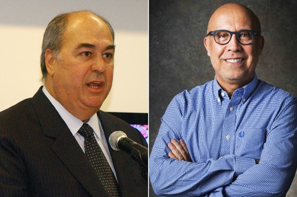 Roberto Irineu Marinho e o novo presidente das Organizações Globo, Jorge Nóbrega