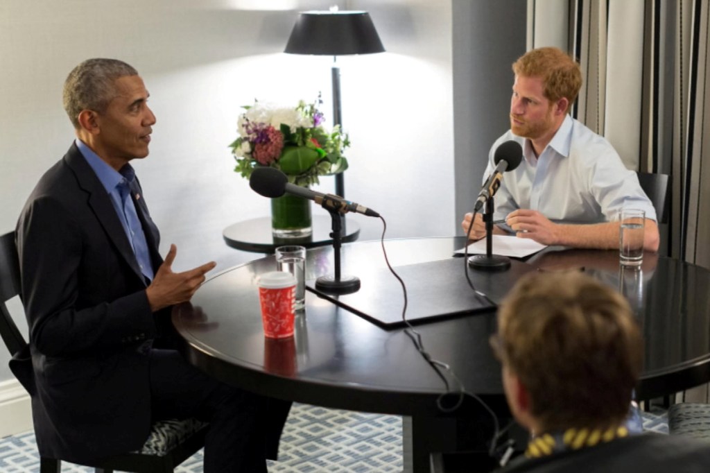 Príncipe Harry entrevista Barak Obama