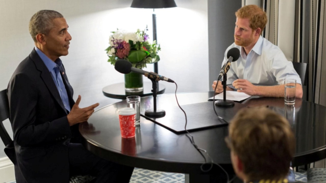 Príncipe Harry entrevista Barak Obama