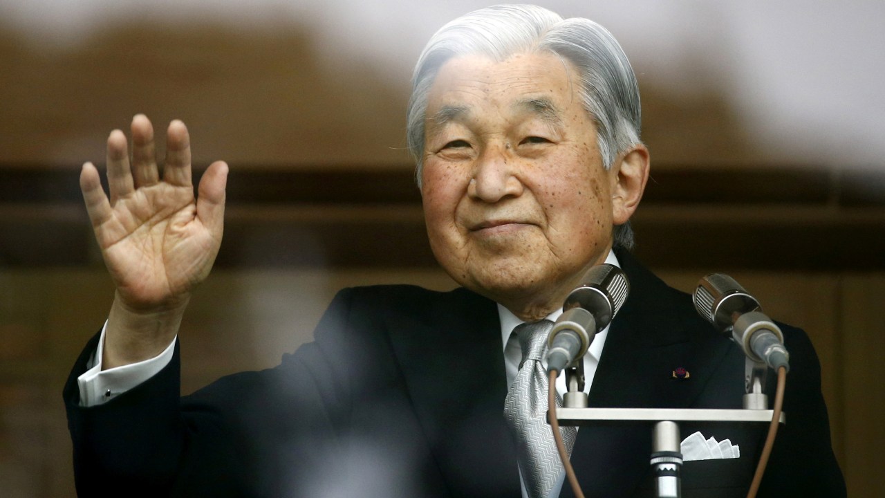 O imperador japonês Akihito