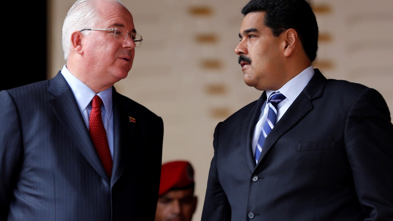 Rafael Ramirez e Nicolás Maduro