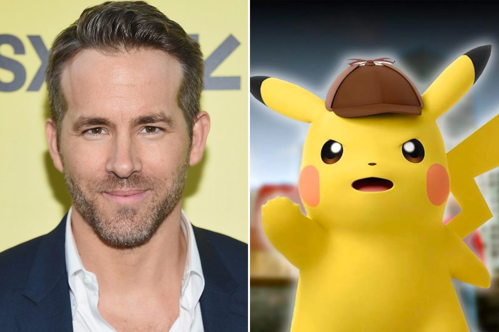 Ryan Reynolds e Detetive Pikachu