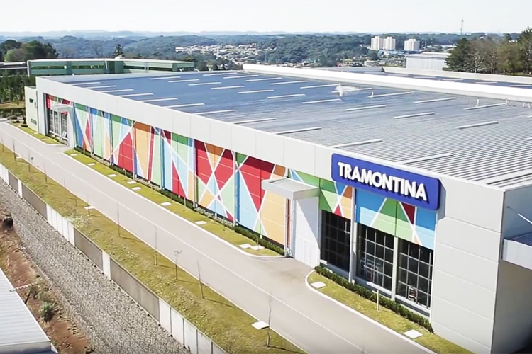 Fábrica da Tramontina na cidade de Farroupilha (RS)