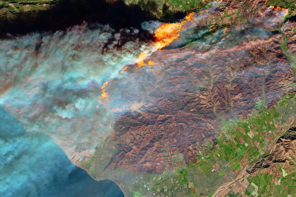 Incêndios florestais na Califórnia