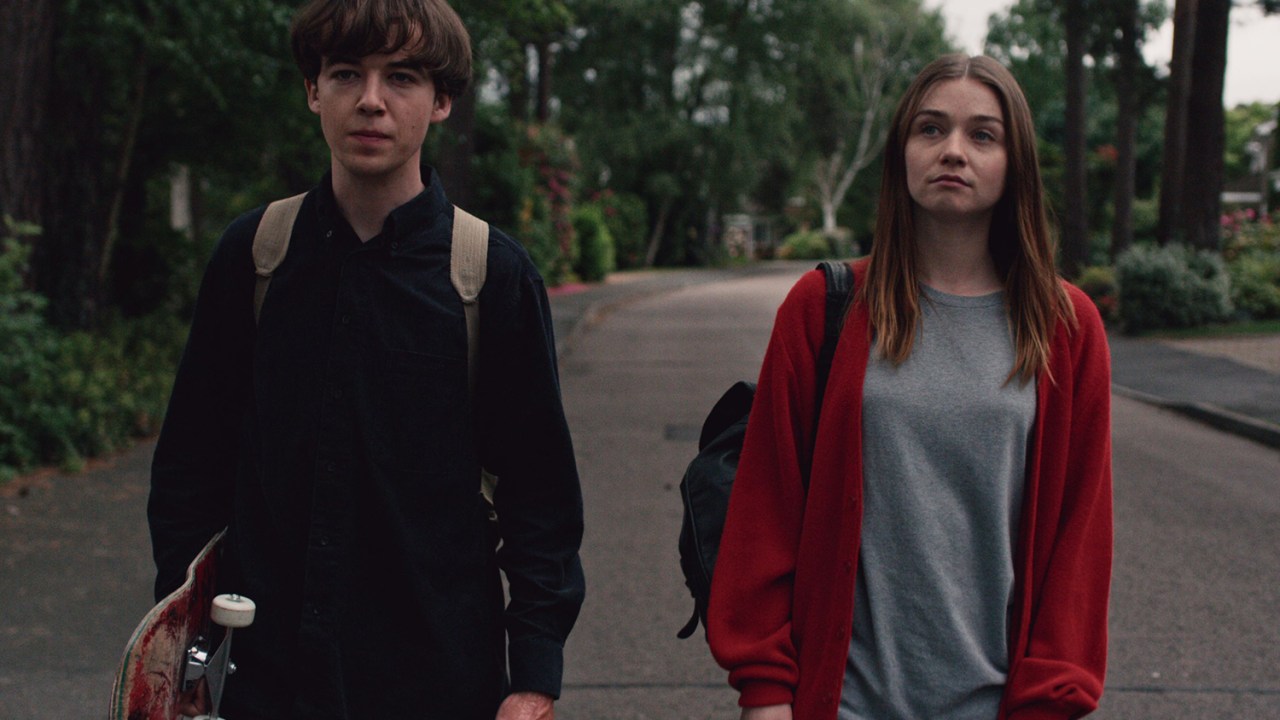 Alex Lawther e Jessica Barden em ‘The End of the F***ing World’