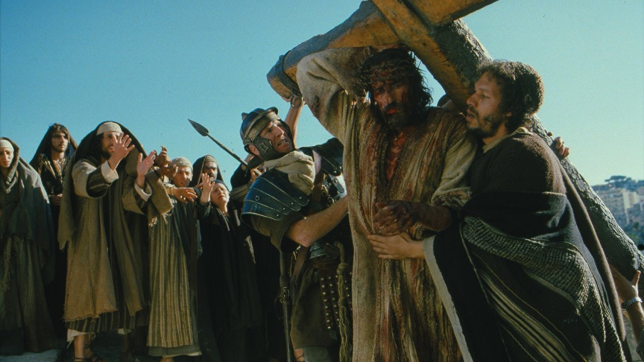 Jim Caviezel como Jesus Cristo em 'A Paixão de Cristo'