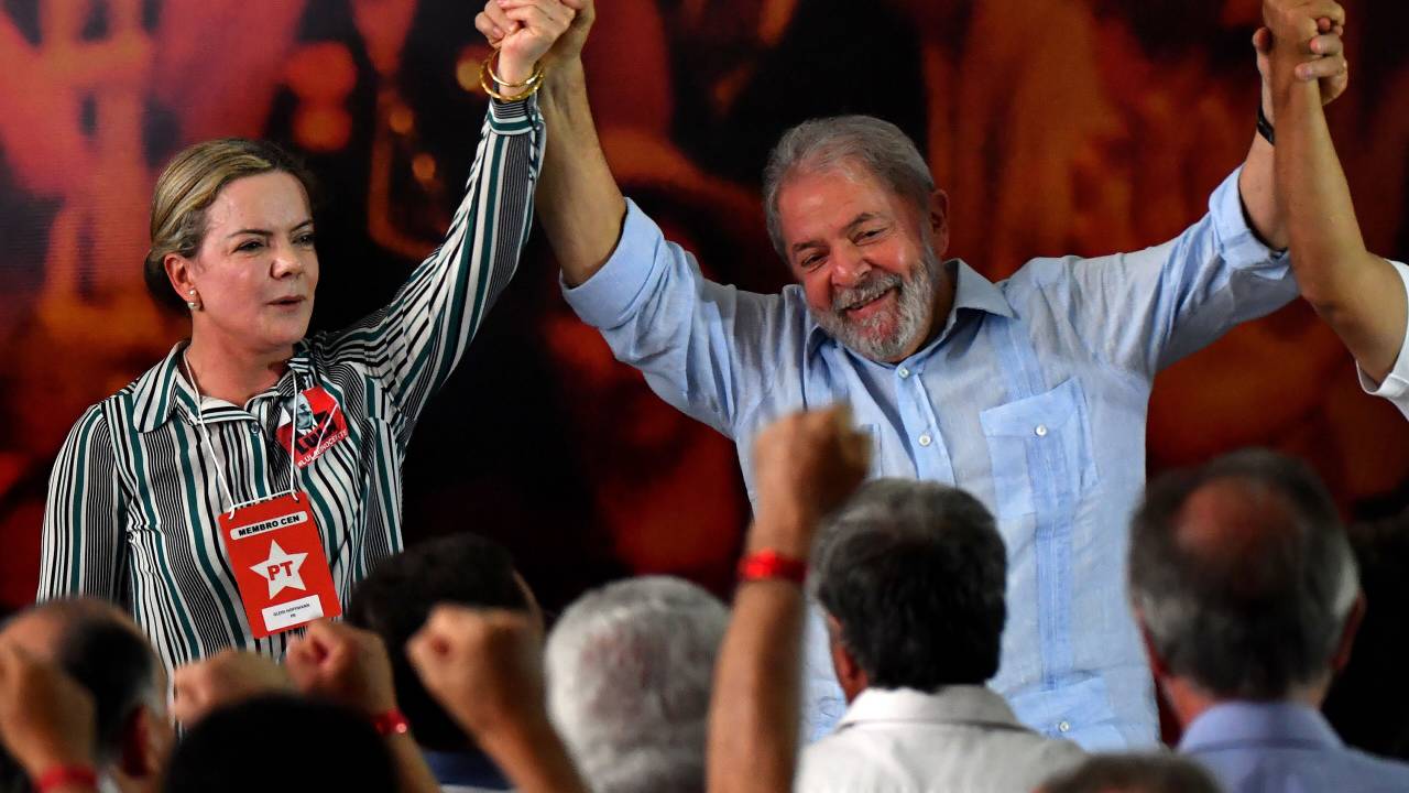 Lula e Gelsi Hoffman