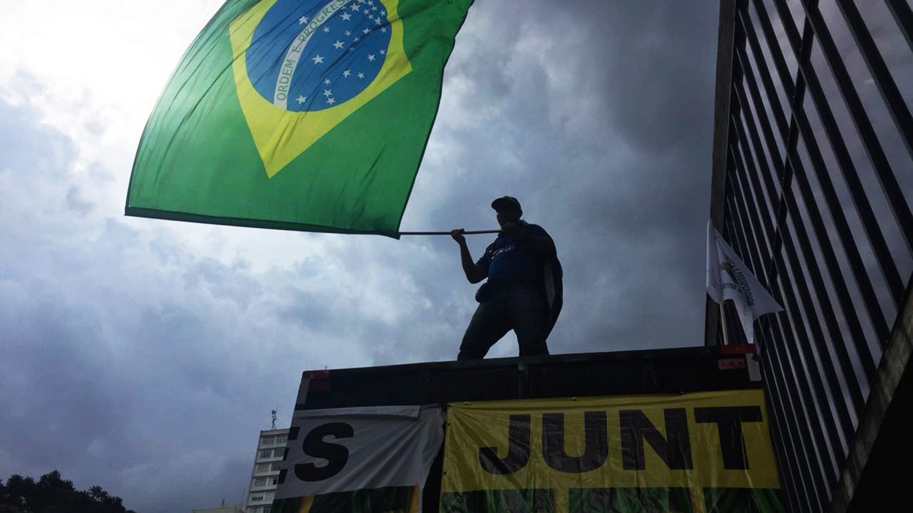 Protestos a favor da condenação de Lula em São Paulo