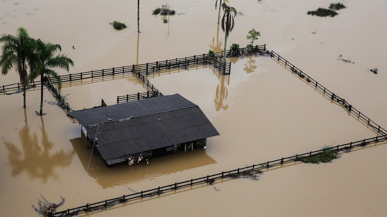Chuva causa destruição e morte em Florianópolis