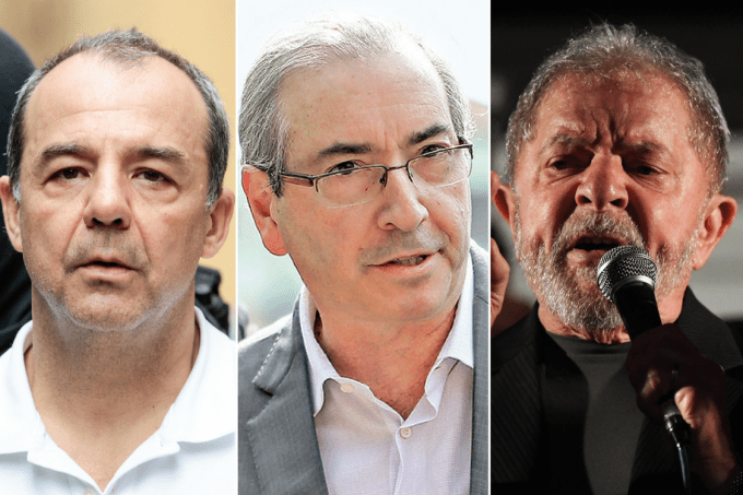 Cabral, Cunha e Lula
