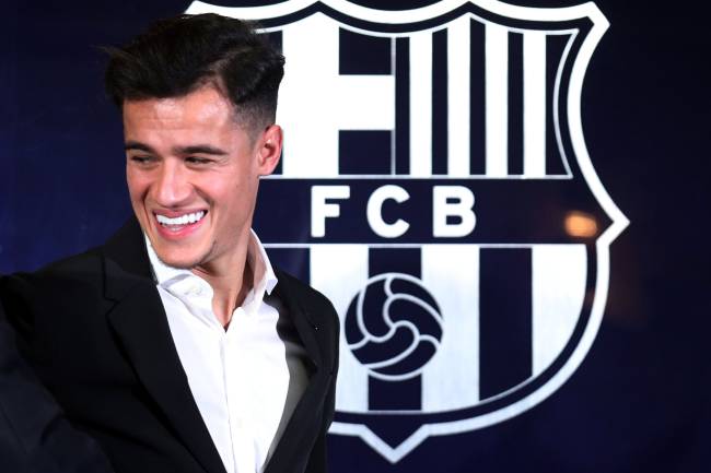 Philippe Coutinho é apresentado no Barcelona