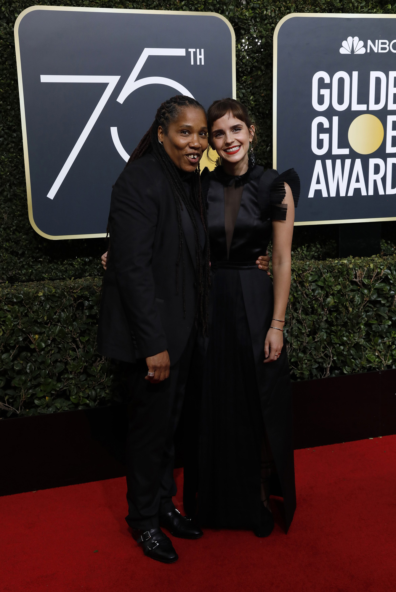 Tapete vermelho do 75&ordm; Globo de Ouro