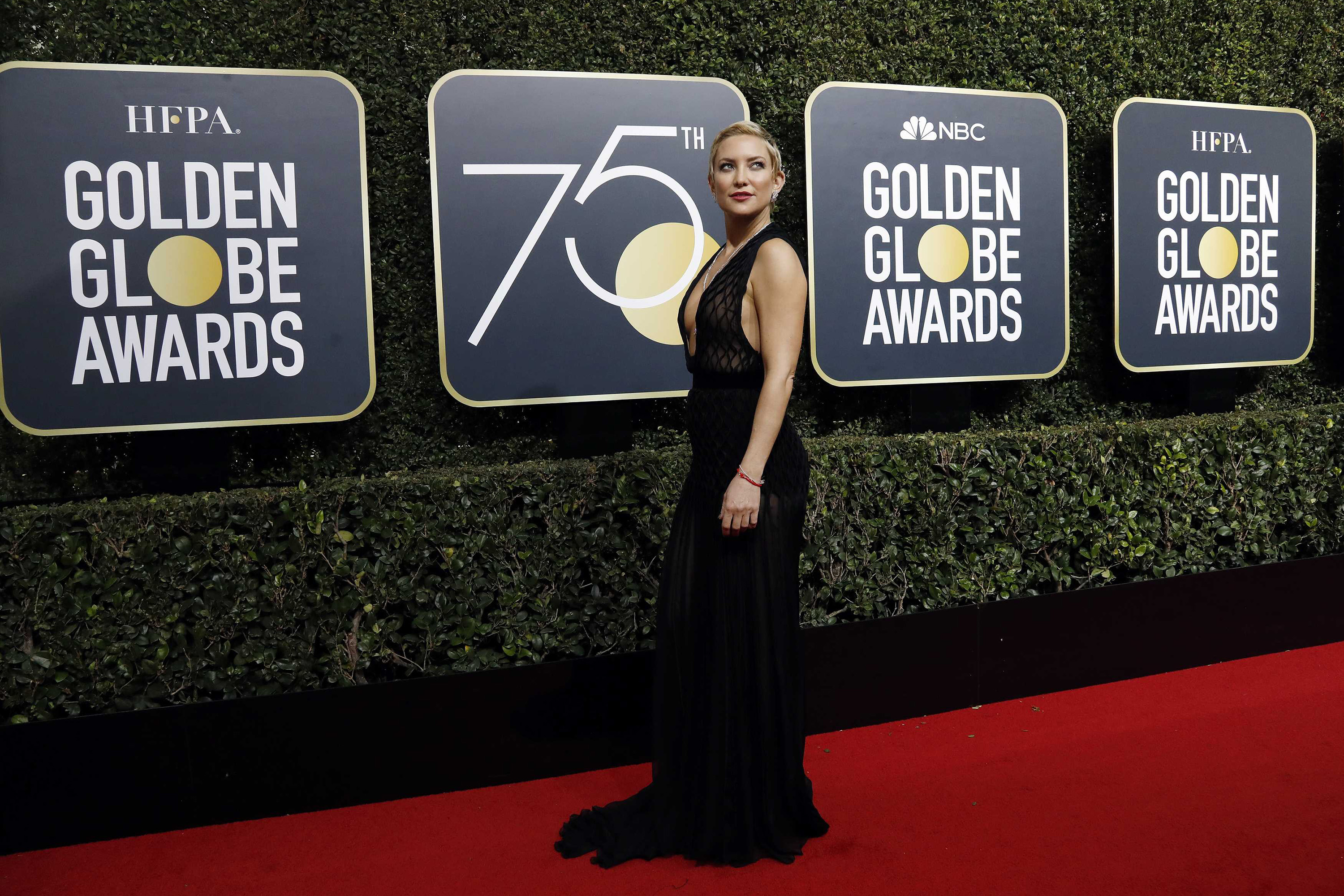 Tapete vermelho do 75&ordm; Globo de Ouro