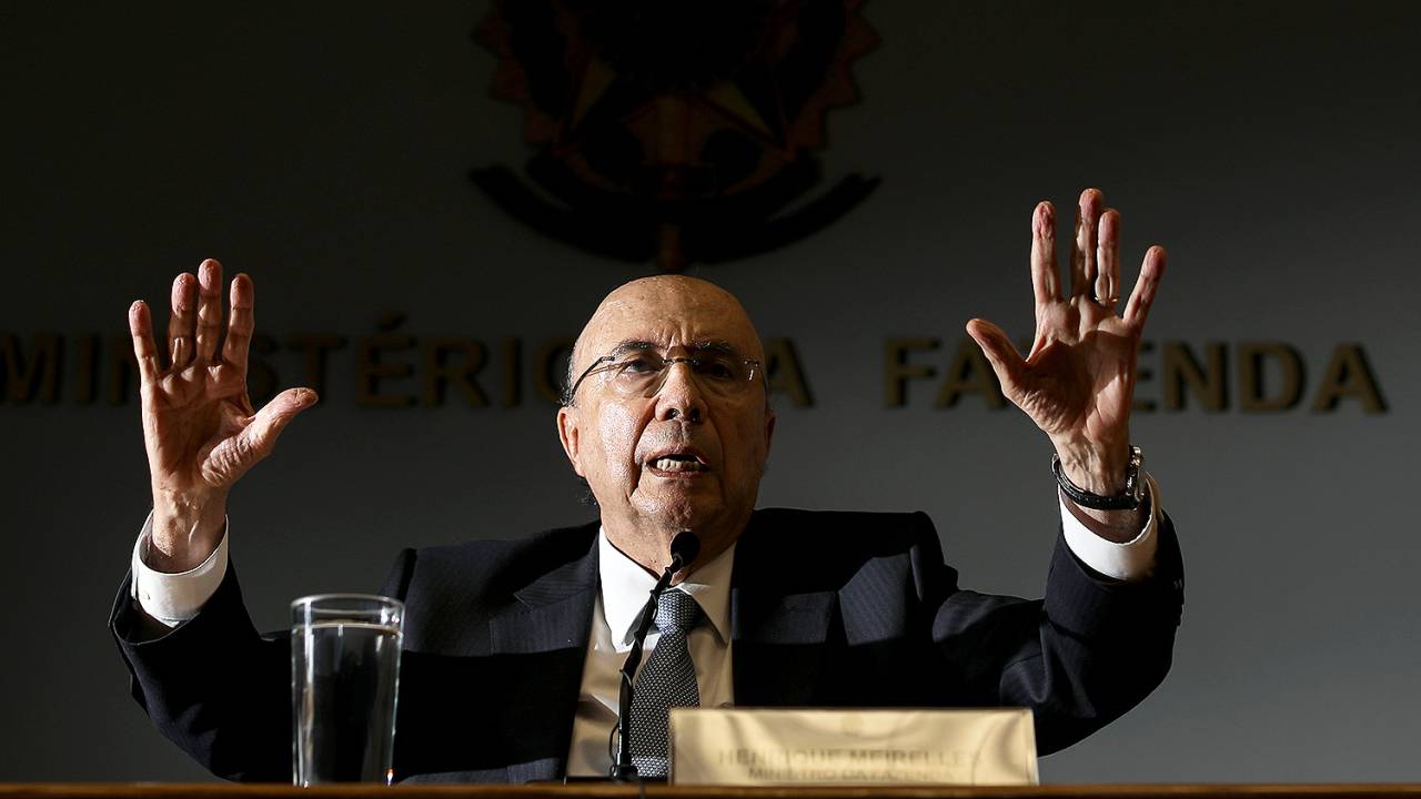O ministro da Fazenda, Henrique Meirelles