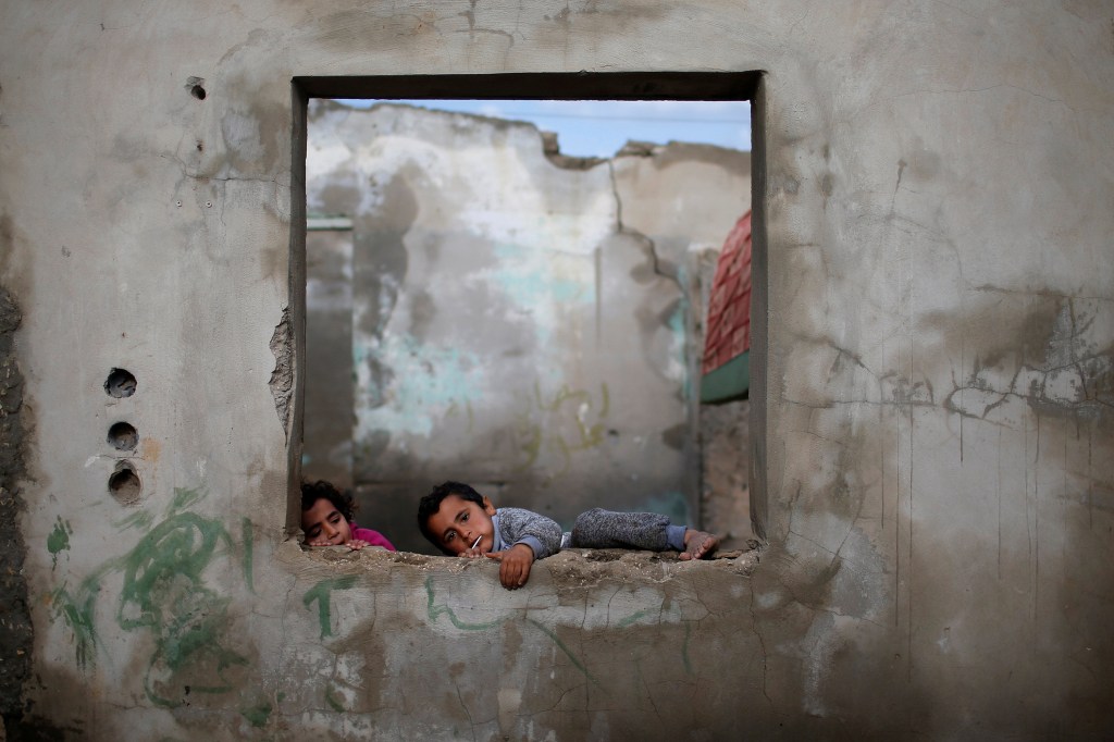 Imagens do dia - Acampamento de refugiados Al-Shati, em Gaza