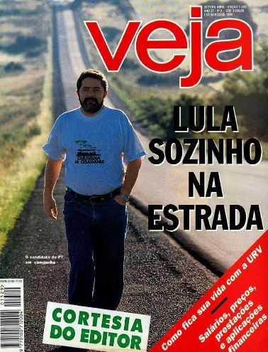 Após a primeira derrota, Lula candidata-se novamente à presidência da República em 1994, data em que estampa a capa de Veja.  Fernando Henrique Cardoso, que havia recebido o apoio de Lula quando se candidatava ao Senado, tornou-se seu maior adversário. Desta vez, Lula perde para FHC no primeiro turno, com 18% dos votos.