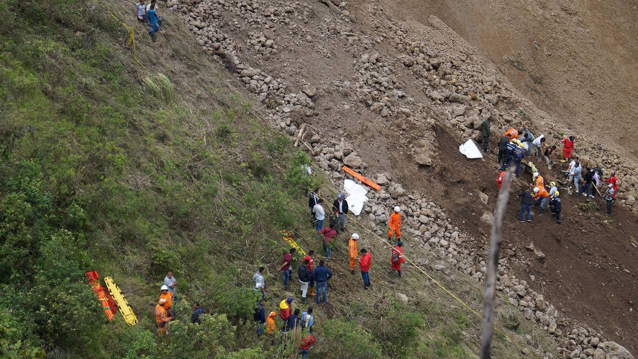 Deslizamento de terra na Colombia