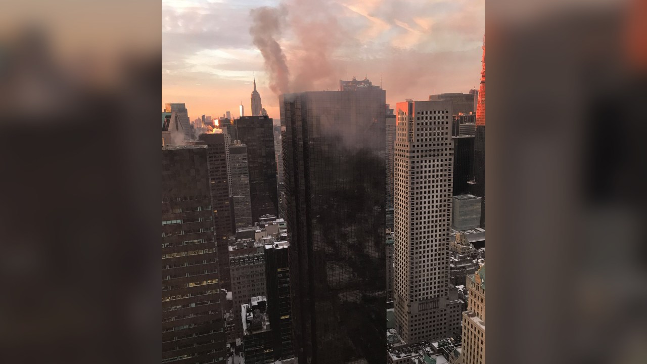 Incêndio na Trump Tower em Nova York