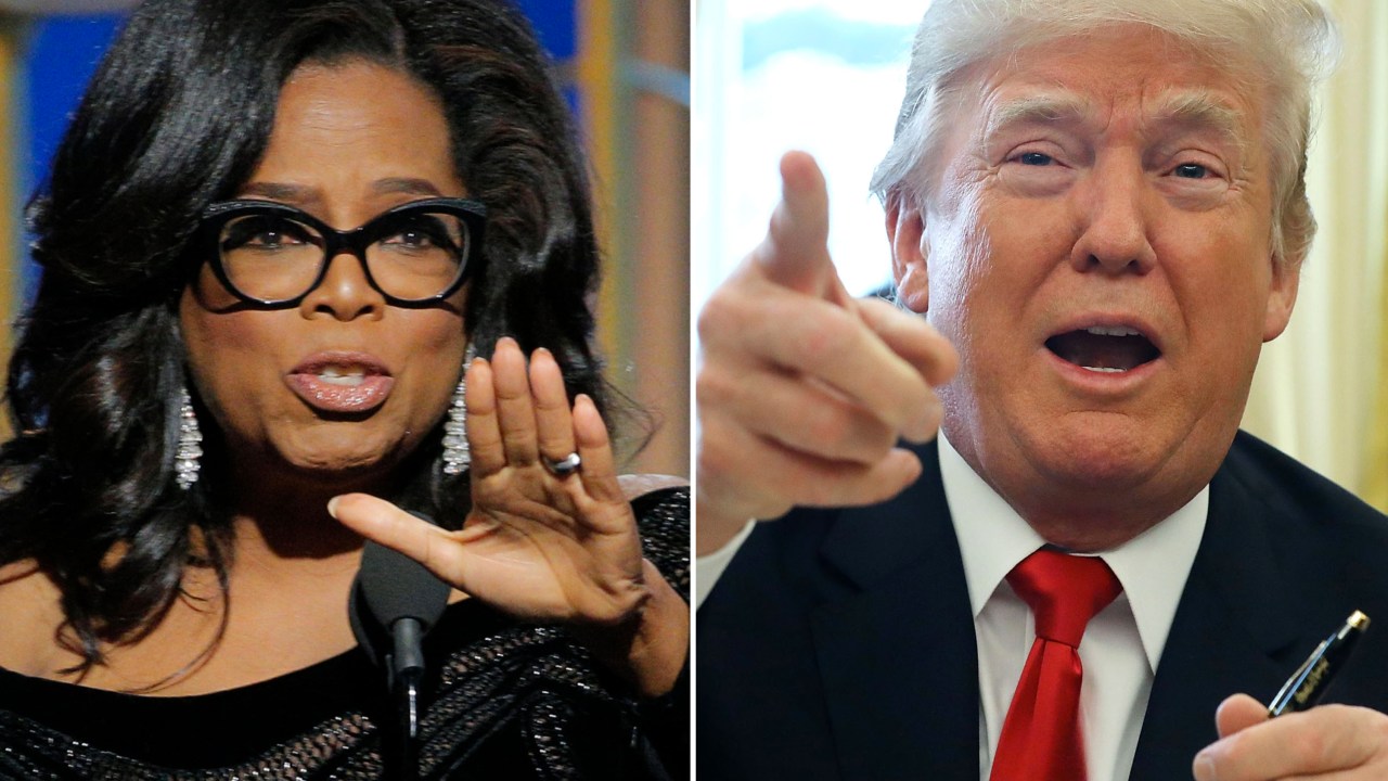 Oprah Winfrey e Donald Trump