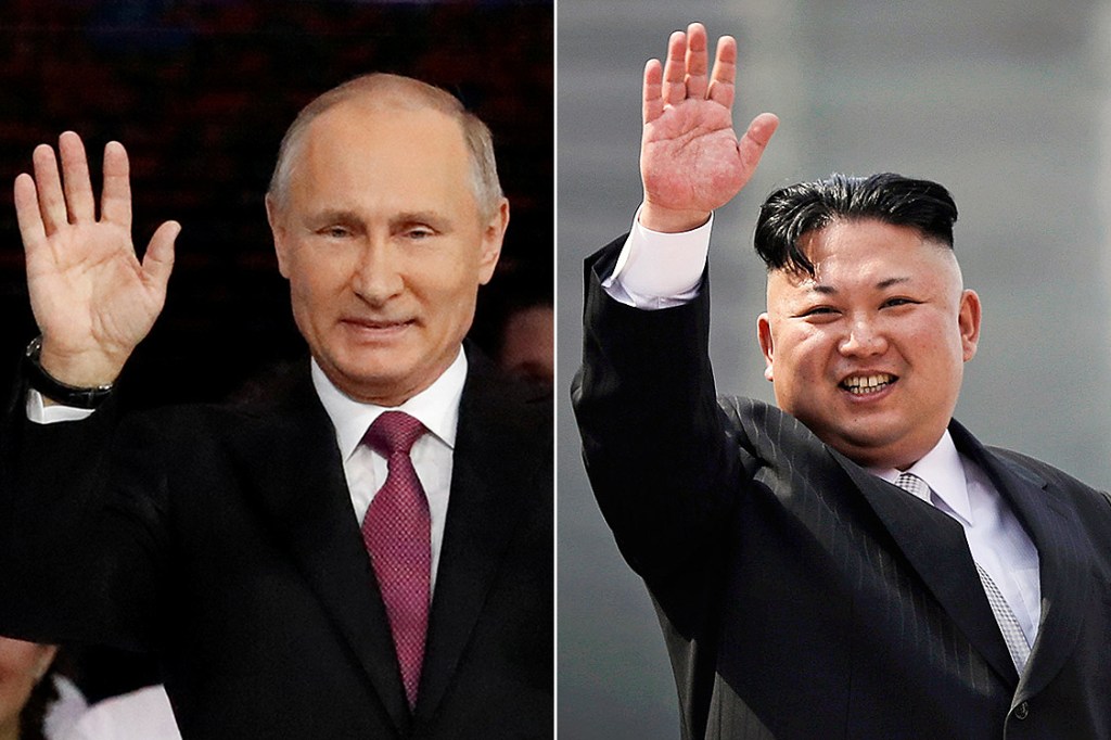 Vladimir Putin e Kim Jong-un