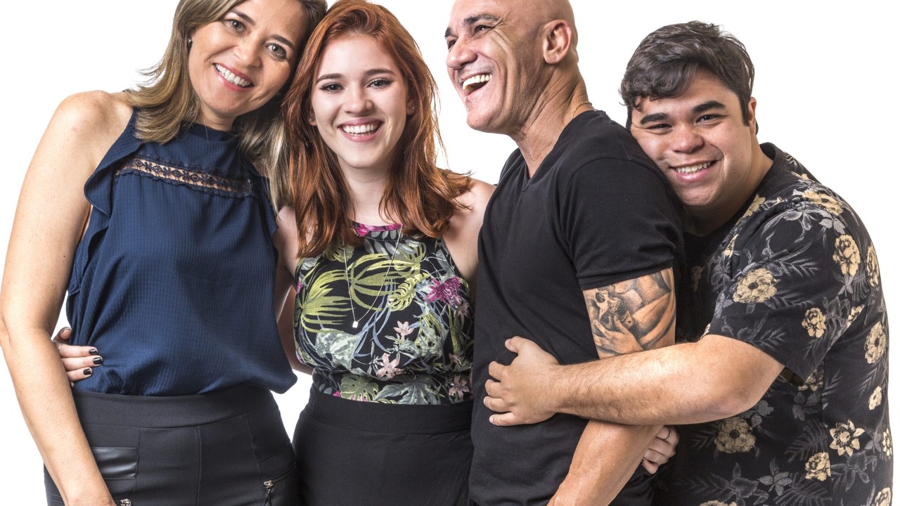 A família Lima do 'BBB18': Eva, Ana Clara, Ayrton e Jorge