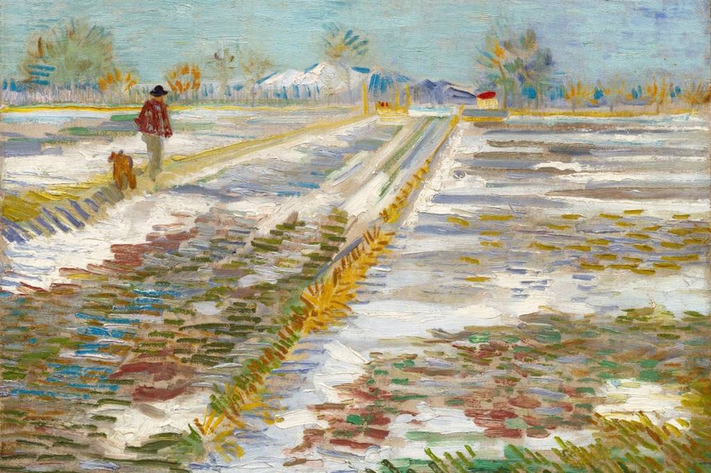 'Landscape with Snow' - Van Gogh