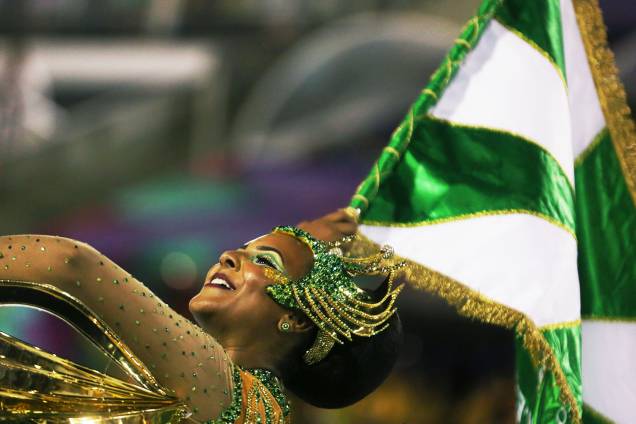 Com o enredo ´O império do samba na rota da China´, a escola de samba Império Serrano realiza desfile no Sambódromo da Marquês de Sapucaí - 11/02/2018