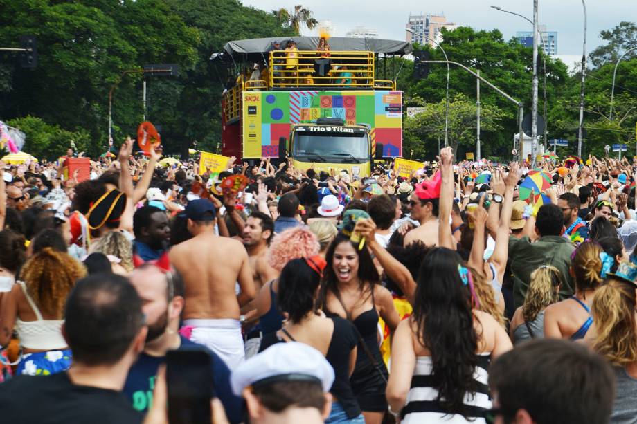 O bloco Frevo Mulher, com a cantora Elba Ramalho no Ibirapuera, anima o pré-Carnaval paulistano - 03/02/2018